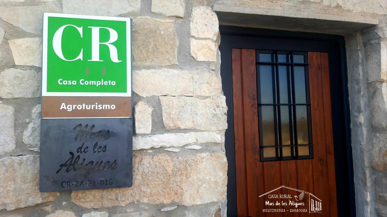 Casa Rural Mas De Les Aligues Mequinenza Zewnętrze zdjęcie